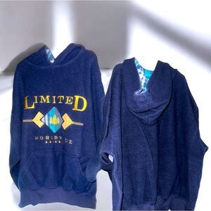 The Limited Star Quality l Kids’s Unisex Hoodie l Front Pouch l Dark Blue 8 EUC
